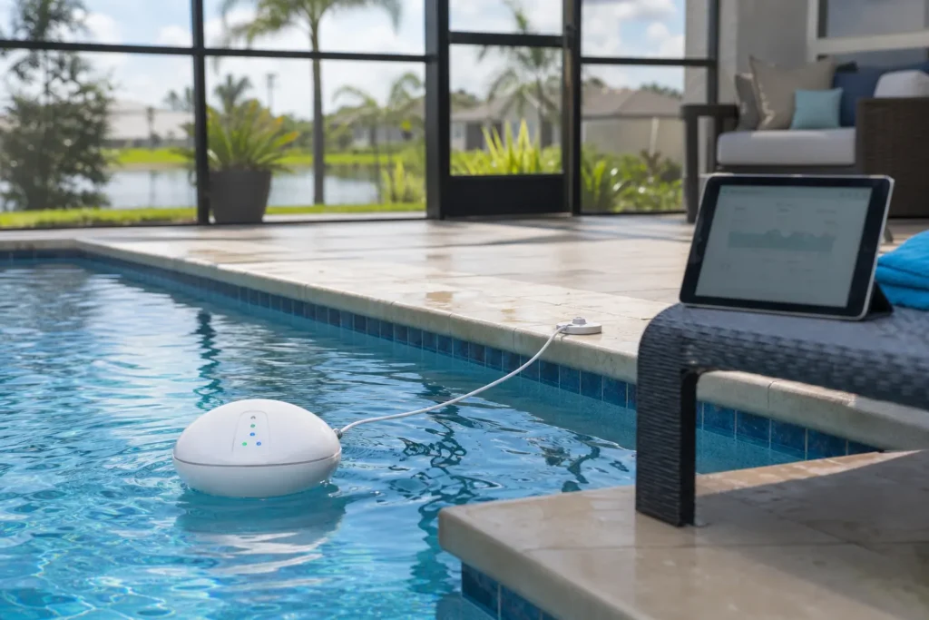 Screened pool cleaning in Oak Run Ocala Florida